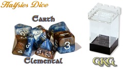 Halfsies Dice - Earth Elemental